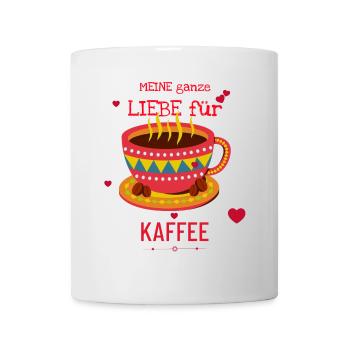 All my love for coffee - Mug - white - Front