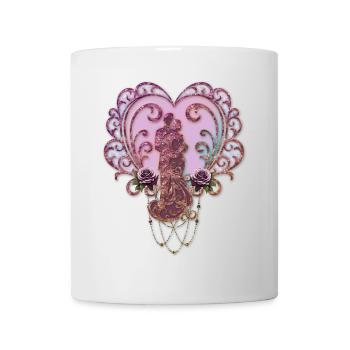 In the Embrace of the Heart. - Mug - white - Front