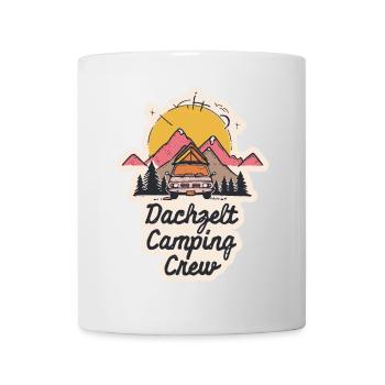 Dachzelt Camping Crew - Tasse - Weiß - Vorne