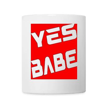 Yes Babe - Tasse - Weiß - Vorne