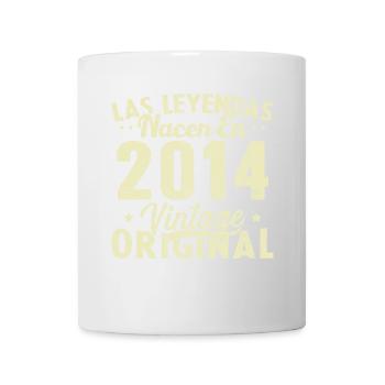 Original 2014 Vinatge Birthday Gift - Mug - white - Front