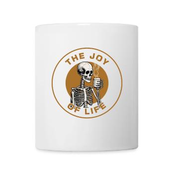 Coffee The Joy Of Life Funny Coffee Lover - Mug - white - Front