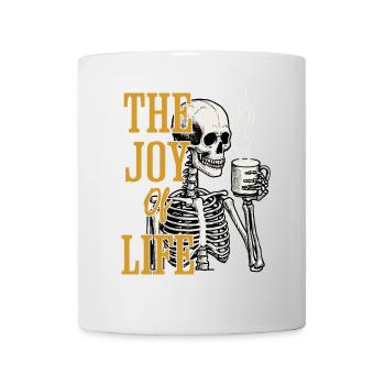 Coffee The Joy Of Life Funny Coffee Lover - Mug - white - Front