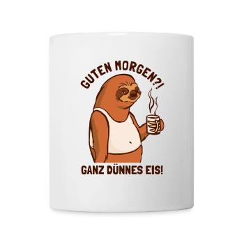 Guten Morgen Ganz Dünnes Eis Pilosa Folivora - Mug - white - Front