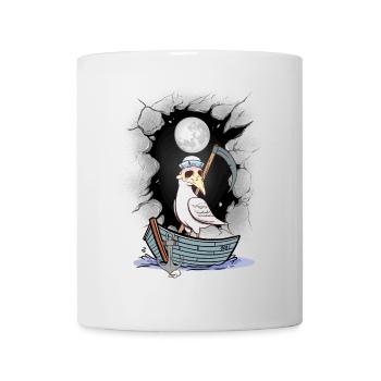 Halloween Seagull Seagulls Maritime Sailor Sailor - Mug - white - Front