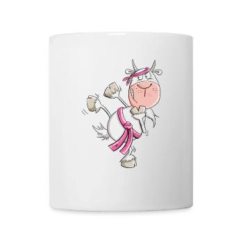 Karaté Chèvre Arts Martiaux - Mug blanc - blanc - Devant
