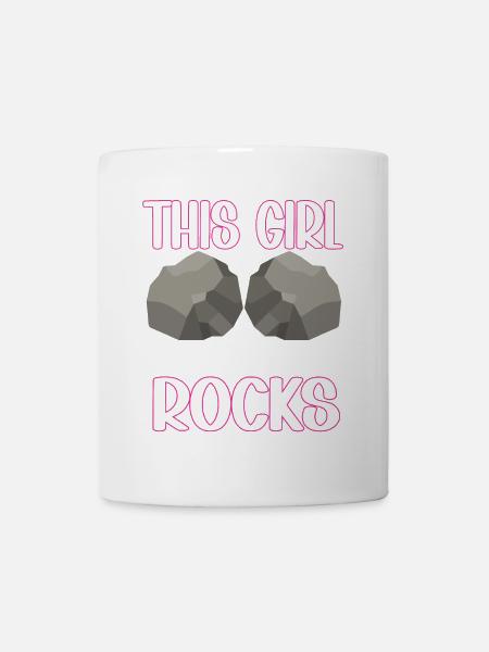 This Girl Stops For Rocks Geology Geologist - Tasse - Weiß