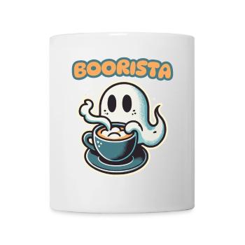 Boorista Café Drôle Disant Halloween - Mug blanc - blanc - Devant