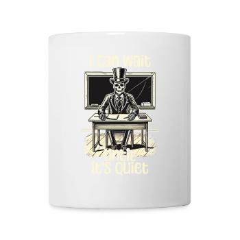 Drôle Enseignant Halloween Sarcasme Dire Design - Mug blanc - blanc - Devant