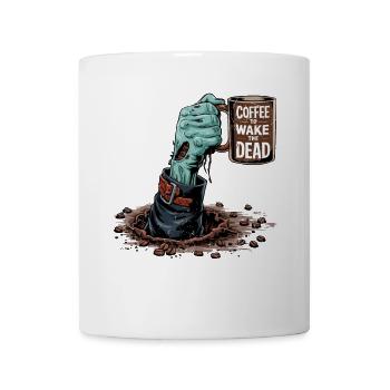 Coffee for Undead Zombie Monster Halloween Design. - Mug - white - Front