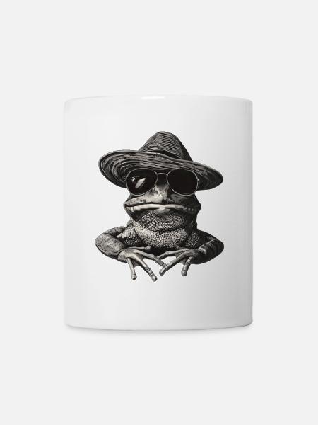 Frosch - Tasse - Weiß