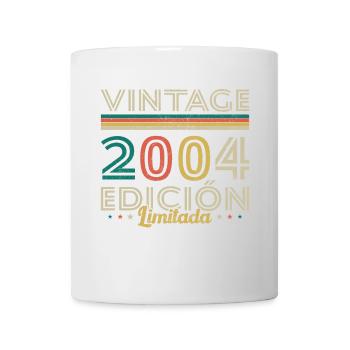 Cadeau d’anniversaire Vinatge 2004 - Mug blanc - blanc - Devant