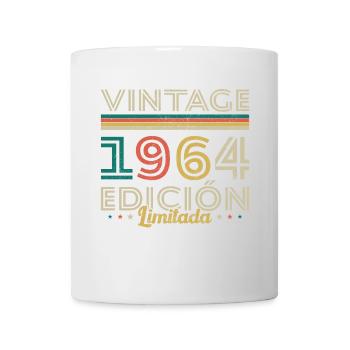 Vinatge 1964 Cadeau d’anniversaire - Mug blanc - blanc - Devant