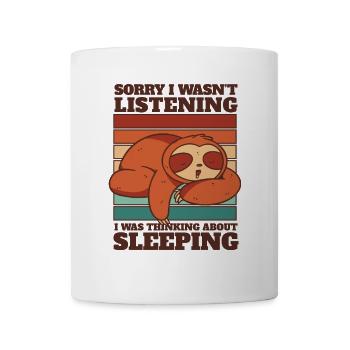 Was Thinking About Sleeping Pilosa Folivora Lover - Mug - white - Front