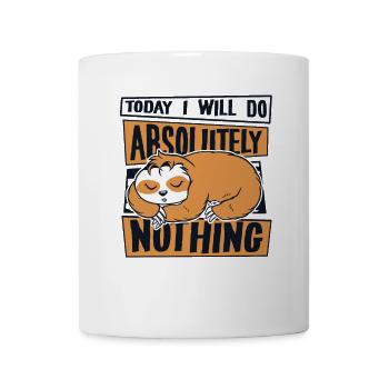 Today I Will Do Absolutely Nothing Pilosa - Mug - white - Front
