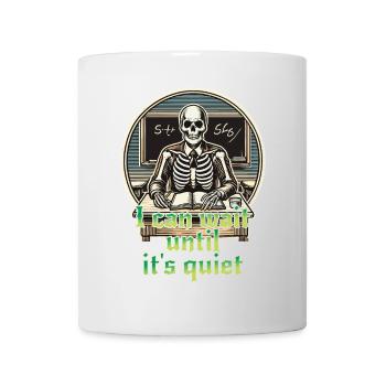 Drôle Enseignant Halloween Sarcasme Dire Design - Mug blanc - blanc - Devant