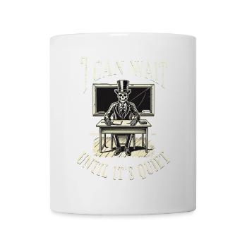 Lustiges Lehrer Design Last Minute Kostüm - Tasse - Weiß - Vorne