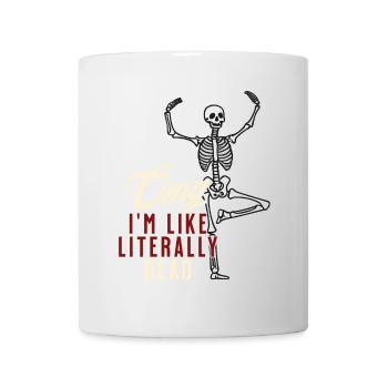 Funny Halloween Saying OMG I'm Dead - Mug - white - Front