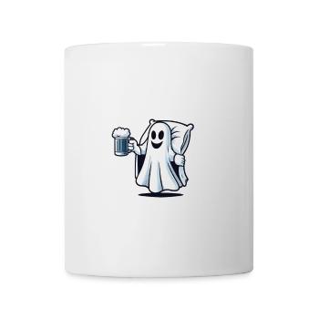 Funny Halloween Drinking Party Alcohol Ghost - Mug - white - Front