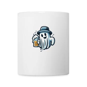 Funny Halloween Drinking Party Alcohol Ghost - Mug - white - Front