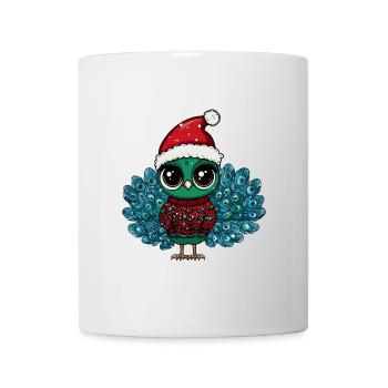 Peacock Bird Christmas - Mug - white - Front