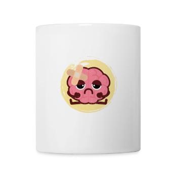 Ich habe mir das Gehirn gebrochen - Tasse - Weiß - Vorne
