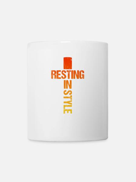 Ausruhen Mit Stil - Tasse - Weiß