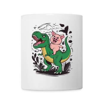 Schwein - Tasse - Weiß - Vorne