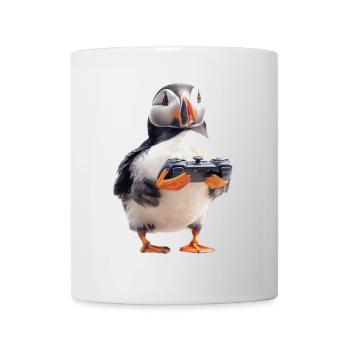 Macareux - Mug blanc - blanc - Devant
