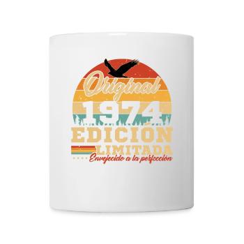 Vinatge 1974 Cadeau d'anniversaire - Mug blanc - blanc - Devant