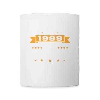 35 Jahre 1989 Vintage Geburtstagsgeschenk - Tasse - Weiß - Vorne
