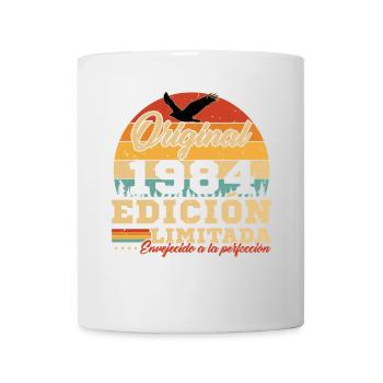 Cadeau d'anniversaire Vinatge 1984 - Mug blanc - blanc - Devant