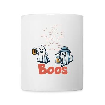 Halloween Ghost Party with Beer and Alcohol - Mug - white - Front