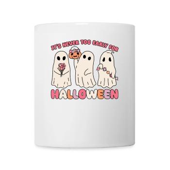 It's never too early for Halloween groovy ghost - Mug - white - Front