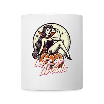 Let's Go Ghouls Funny Halloween Girl - Mug - white - Front