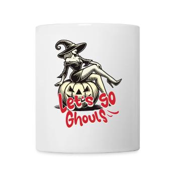 Let's Go Ghouls Funny Halloween Girl - Mug - white - Front