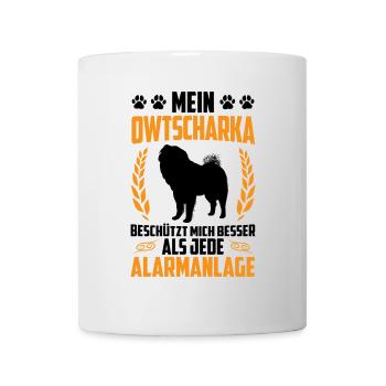 Ovcharka better than alarm Caucasian Ovcharka - Mug - white - Front