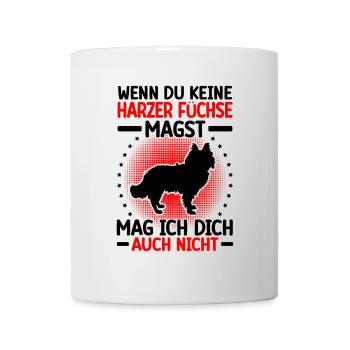 Harz fox doesn't like you Old German herding dog - Mug - white - Front