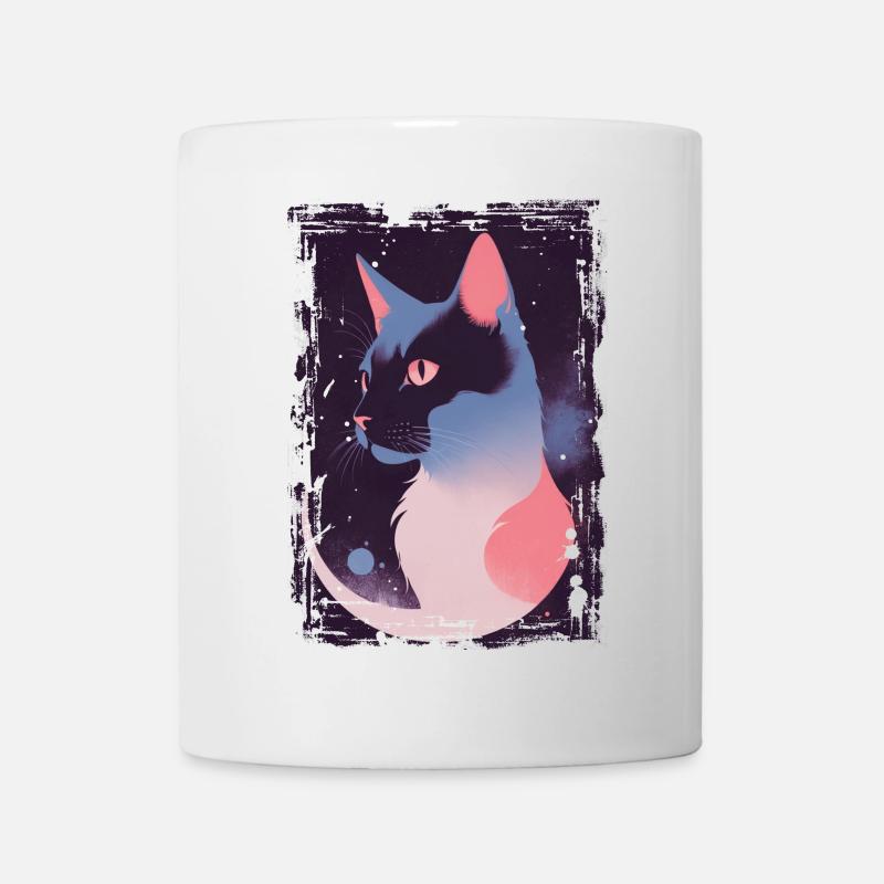 Chat mystique - Mug blanc - blanc