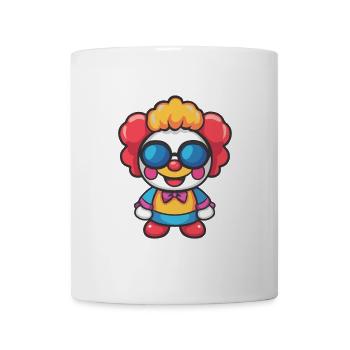 Halloween Clown Sonnenbrille - Tasse - Weiß - Vorne