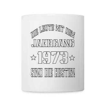 Die Leute mit dem Jahrgang 1973 - Tasse - Weiß - Vorne