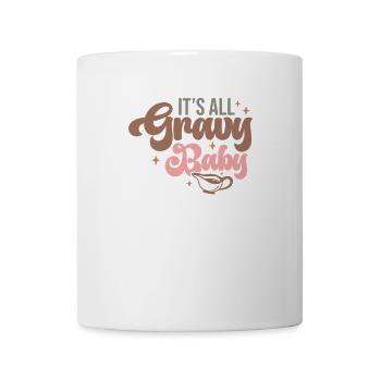 Alles läuft glatt Baby Thanksgiving Design - Tasse - Weiß - Vorne