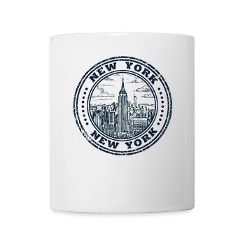 Skyline de New York, États-Unis - Mug blanc - blanc - Devant