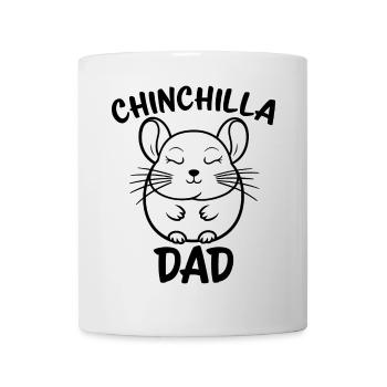 Chinchilla disant papa drôle Chinchilla cadeau - Mug blanc - blanc - Devant