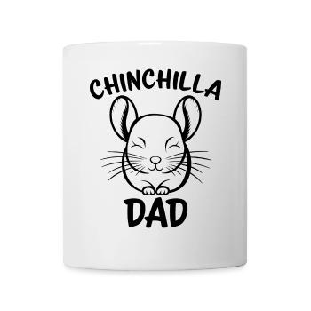 Chinchilla disant papa drôle Chinchilla cadeau - Mug blanc - blanc - Devant