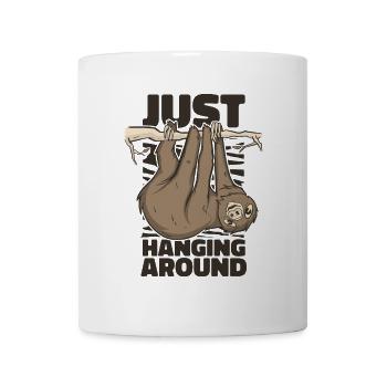 Just Hanging Around Brown-Throated Pilosa - Mug - white - Front