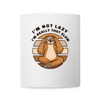 Ich bin wirklich so langsam Pilosa Folivora - Tasse - Weiß - Vorne