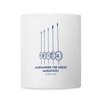 Alexander the Great Marathon – Griechenland - Tasse - Weiß - Vorne