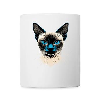 Siamkatze Siam Katze Siamese Cat Siamesen Katzen - Tasse - Weiß - Vorne
