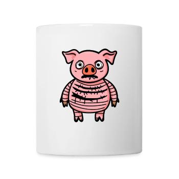 Pig Halloween Animal - Mug - white - Front